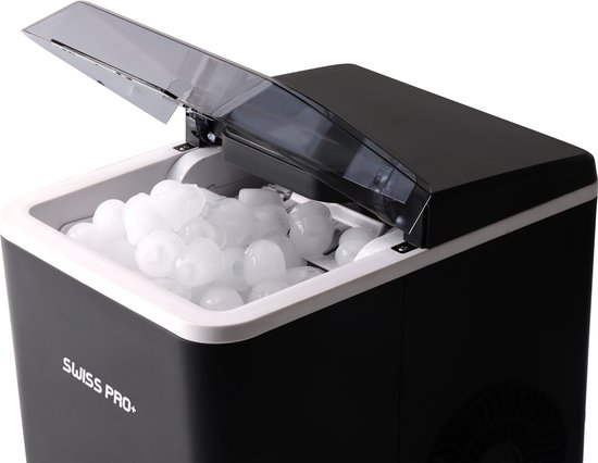 Machine à glaçons Swiss Pro+ - 2 litres - 6-8 min. - 12kg/24h - avec pelle  à glace -... | bol.