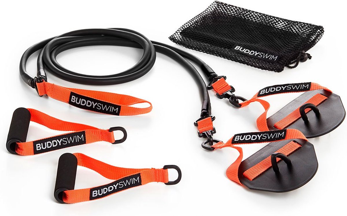 Buddyswim Super Stroke Dryland 2.0 Weerstandsband Oranje,Zwart Medium