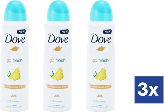 Dove Deo Spray Go Aloe Birne – 150 Ml, Für Erwachsene, Unisex, Mit Pflegender Aloe Vera Formel