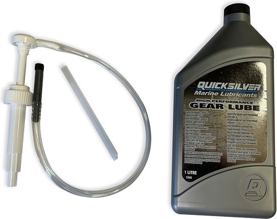 Huile de queue haute performance Quicksilver avec pompe