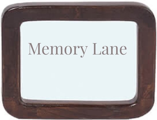 Memory Lane - Fotolijsten -fotolijstje -fotolijst - fotolijst 15x20 - Bruin - Walnoot