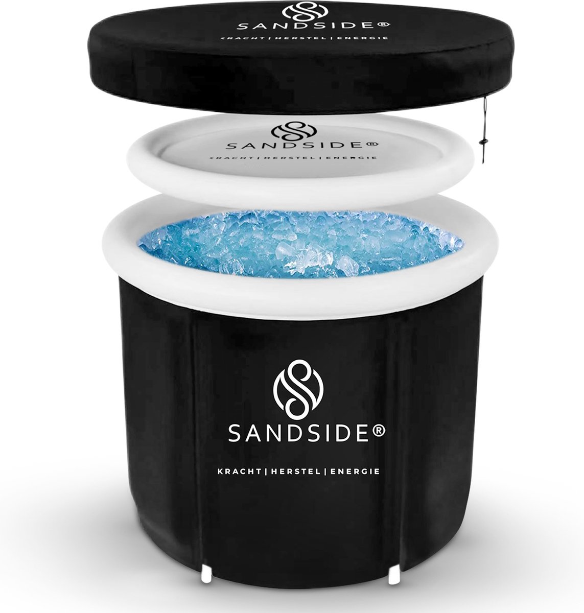 Sandside IJsbad XL 2024 - Opvouwbaar Bad - Ice Bath - Zitbad Voor Volwassenen - Bath Bucket - Inklapbaar bad - Wim Hof