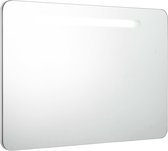 vidaXL - Badkamerkast - met - spiegel - LED - 80x9,5x55 - cm