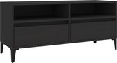 vidaXL-Tv-meubel-100x34,5x44,5-cm-bewerkt-hout-zwart