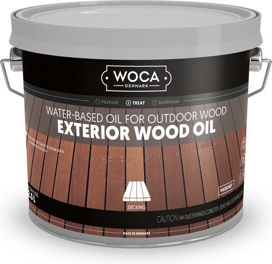 WOCA Exterior Wood Oil Hazelnut 3 liter bol