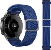 Nylon bandje - geschikt voor Samsung Galaxy Watch 6 / Watch 6 Classic / Watch 5 / Watch 5 Pro / Watch 4 / Watch 4 Classic / Watch 3 41 mm / Watch 42 mm / Active / Active 2 - blauw