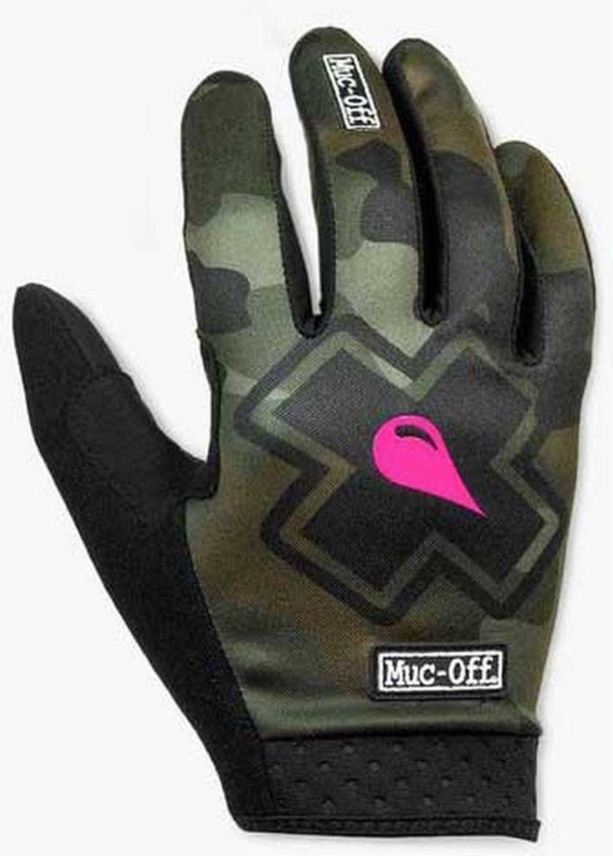Muc-Off MTB Handschoenen, zwart/olijf Handschoenmaat M