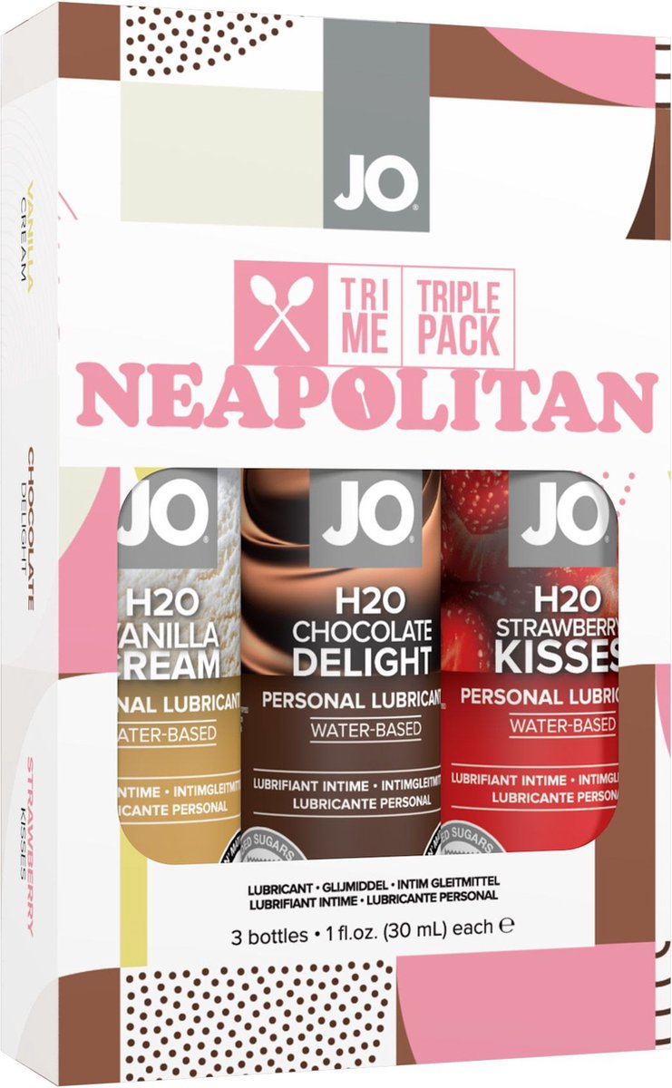 Goedkoopste System JO - Tri Me Triple Pack Neapolitan
