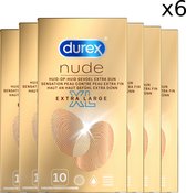 Bol.com Durex - Condooms - Nude XL - 10st x6 aanbieding