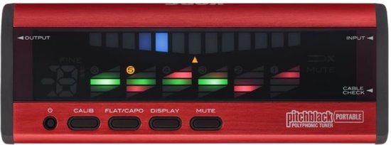 Foto: Korg pb 04 rd pitchblack portable red stemapparaat pitchblack portable polyfoon rood