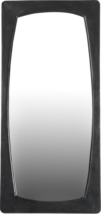 Alian rechthoekige spiegel - 113 cm - zwart