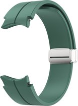 Bracelet en Siliconen - convient pour Samsung Galaxy Watch 4/Watch 4 Classic/Watch 5/Watch 5 Pro - vert