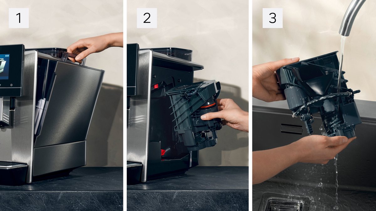 Afbeelding 3 van Siemens EQ900 TQ907R03 - Volautomatische espressomachine - 2 bonenreservoirs - RVS