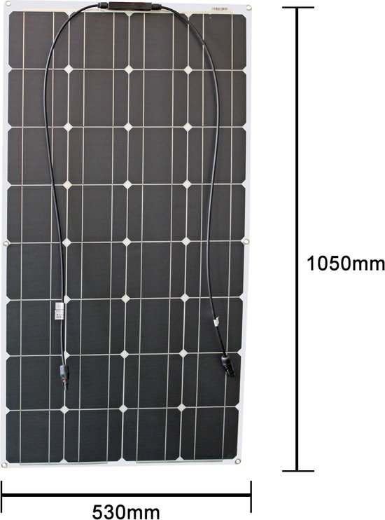 Dakta Zonnepanelen Compleet Pakket 400 Watt - 12 Volt - Camper - Plat Dak - Met Accu + Laadregelaar + Stekkers van Dakta — afbeelding 3