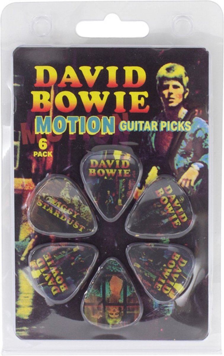 Perri's - David Bowie - plectrum - Medium Motion 0.71 mm - 6-pack