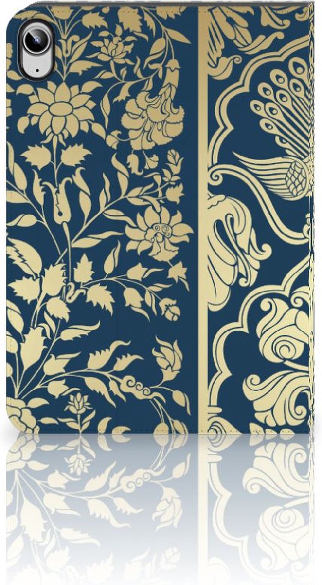 iPad (2022) 10.9 Tablet Cover Beige Flowers