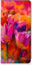 Hoesje met Tekst OnePlus 11 Smart Cover Tulips
