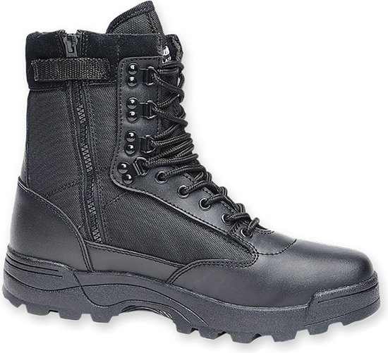 Brandit Schuh Zipper Tactical Boot in Black-45