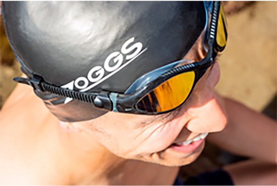 Zoggs Tiger Lsr+ Gespiegelde Gouden Zwembril Zwart Small van Zoggs — afbeelding 4