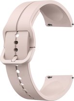Bracelet en Siliconen - Convient pour Samsung Galaxy Watch 4/Watch 4 Classic/Watch 5/Watch 5 Pro/Watch 3 41mm/Watch 42mm/ Active/ Active 2 - Rose