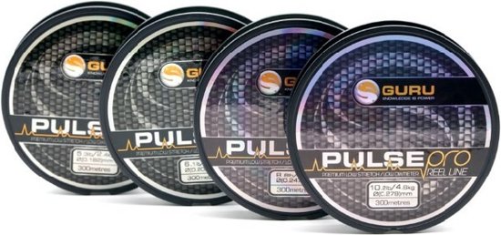 Guru Pulse Pro - Ligne de pêche en nylon - 8.8lb - 0.24mm - 300m