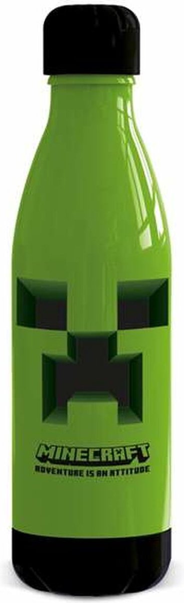 Stor Young Adult - Minecraft - Herbruikbare fles Creeper - 660 ML