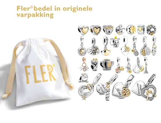 Sterling zilveren bedels, spacer voor armband Pandora Zilver