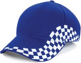 Eizook Unisex Grand Prix Baseball Cap - Blauw - Wit