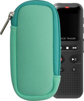 kwmobile hoes voor voice recorder - van neopreen - Compatibel met Universal Voice Recorder - In vintage groen
