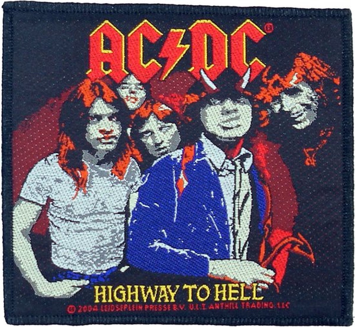 AC/DC Highway To Hell 10 x 10 cm Patch - Officiële Merchandise