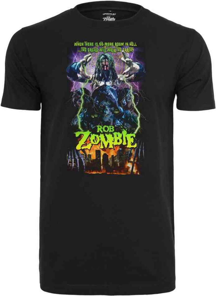 Mister Tee Rob Zombie Upscale X Rob Zombie Heavy Overize Heren T-shirt M Zwart