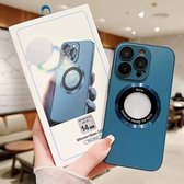 Nice Case for iPhone 13 Case MagSafe Zwart- Mat Brillant - Haute qualité - Blue Marine