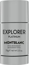 MONTBLANC - Platinum Deodorant Stick - 75 gr - Heren deodorantstick