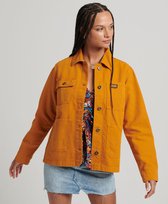 Superdry Vintage Chore Jasje Bruin L Vrouw