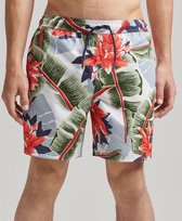 SUPERDRY Vintage Hawaiian Zwemshorts Heren - Optic Banana Leaf - M