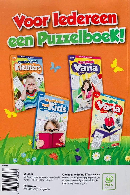 Denksport | Nr.14 Puzzelboek voor kleuters 4-6 jaar | Denksport junior | Puzzelboek | Kleurboek | Tekenen | Stiften | Puzzels kinderen | Puzzelboek kinderen | Puzzel | Puzzelboekje | Denksport puzzelboekjes | Puzzel 4 jaar | Puzzel kinderen 4 jaar - Denksport