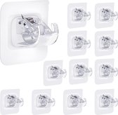 Lntyq 12Pcs Support De Tringle à Rideau Supports De Tringle à Rideaux