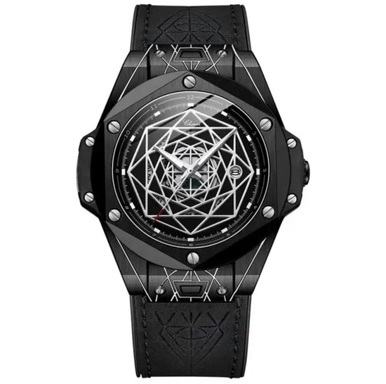 Soraro Horloge | Mannen horloge | Heren Horloge | Horloge Heren | Waterdicht | Zwart | 43 mm | Inclusief Verkleiner | Soraro