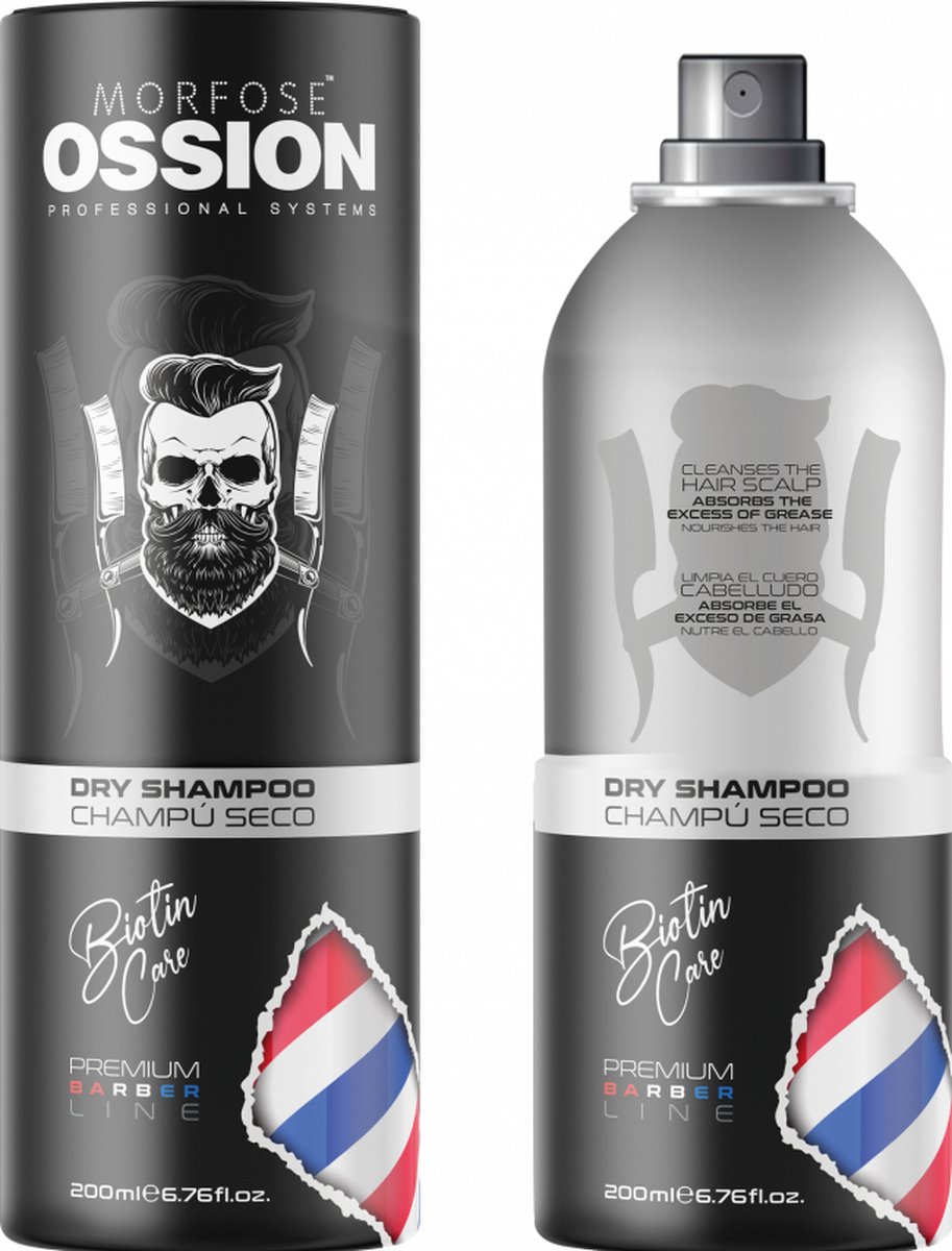 Ossion Premium Barber Biotin Care Dry Shampoo 200ml