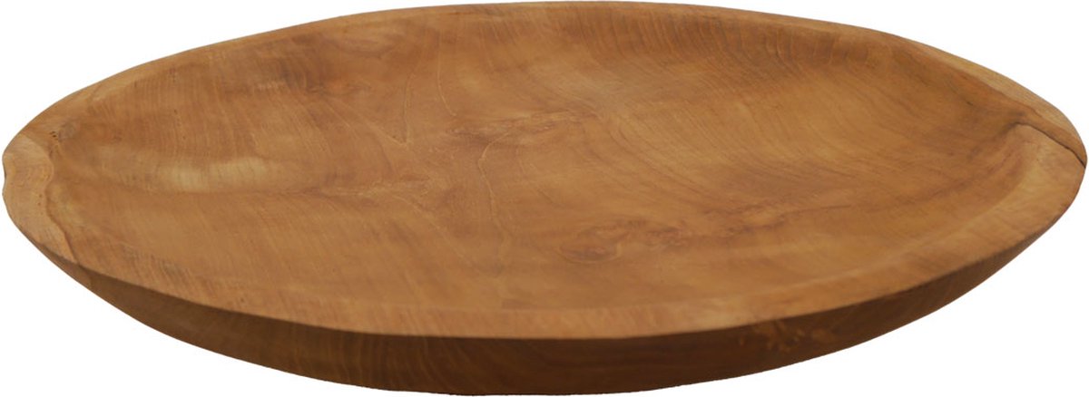 SENSE Wortelhouten Schaal Banga Natural - Houten Dienblad - Decoratieve schaal - Fruitschaal