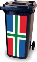Kliko sticker - Groningse vlag - container sticker - afvalbak stickers - vuilnisbak - CoverArt