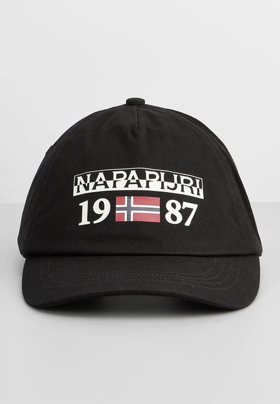 Napapijri Fany Cap OS Zwart met logo print bol