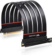 Thermaltake PCI Express Extender 90° Black PCI-E 4.0 16X 30cm Riser-kabel [1x PCIe - 1x PCIe]