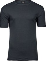 Men's Interlock T-shirt met korte mouwen Dark Grey - S