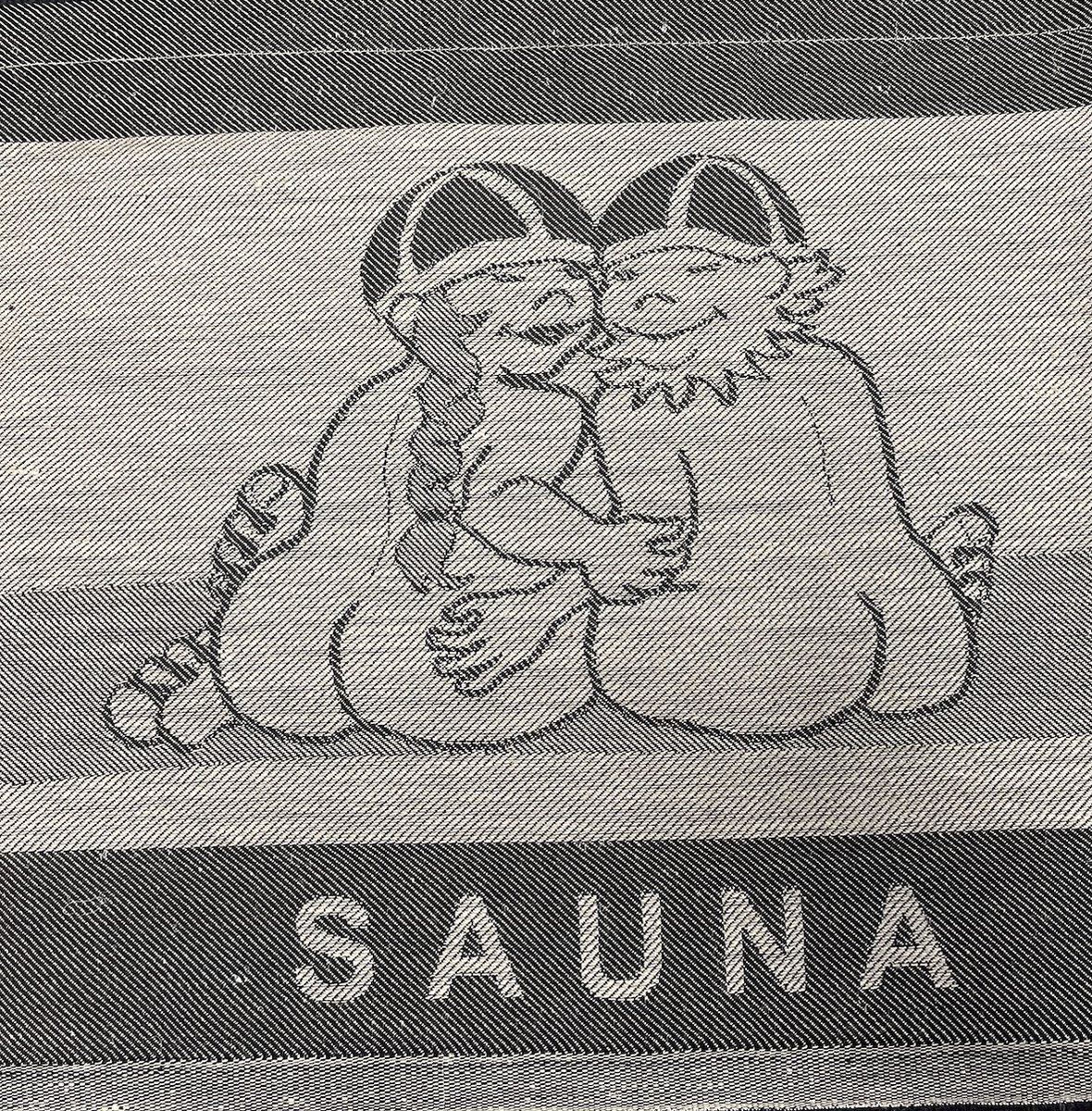 Jokipiin - Linnen bescherming voor in de sauna model man & vrouw donker