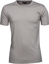 Men's Interlock T-shirt met korte mouwen Stone - XL