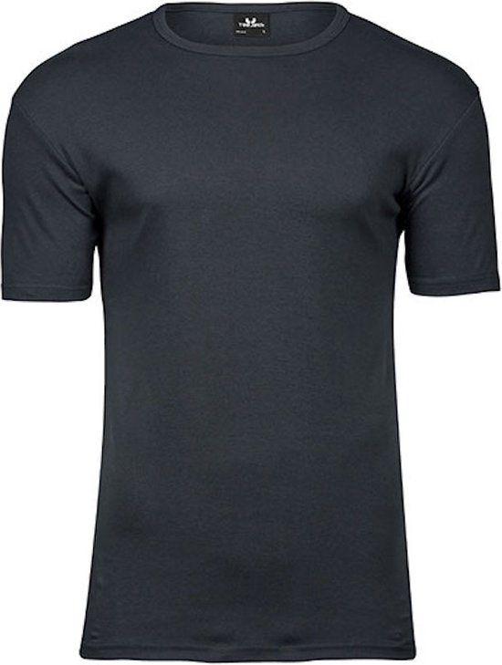 Men's Interlock T-shirt met korte mouwen Dark Grey - 3XL