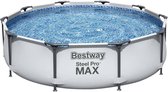 Ensemble de piscine Bestway Steel Pro MAX - métal - bleu - h76xØ305 cm - Idéal pour le jardin