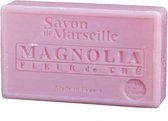 Savon de Marseille zeep magnolia theebloem 100 gram Le Chatelard 1802