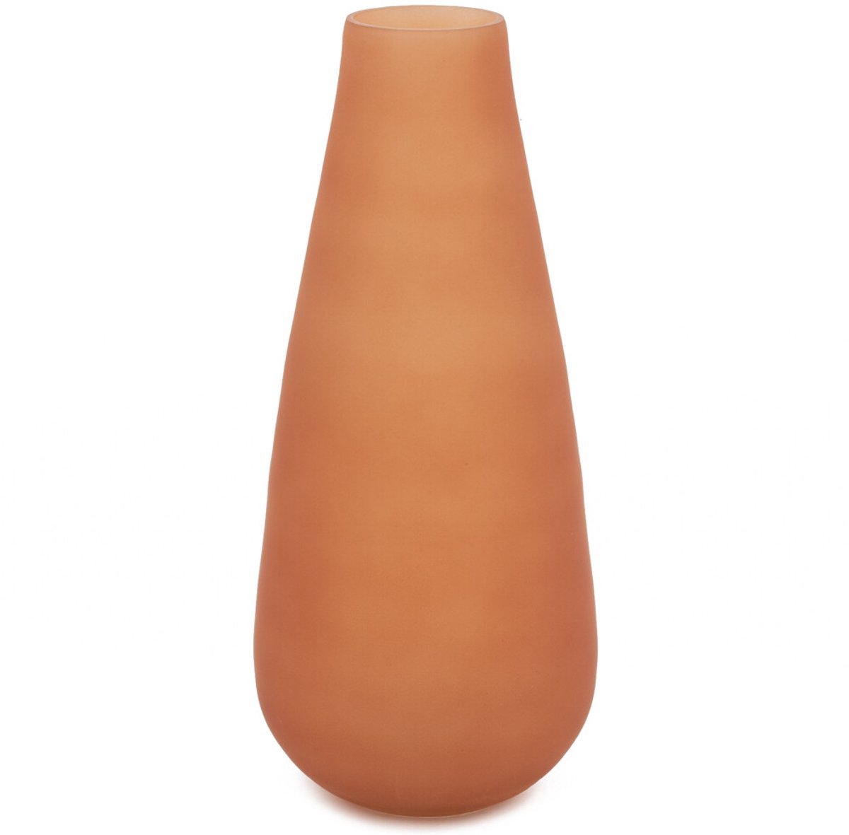 homebound by ky Glazen vaas zalm | 35x15cm | bloemenvaas zalm Roze
